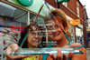 Alison and Rowena holding the Specsavers Award